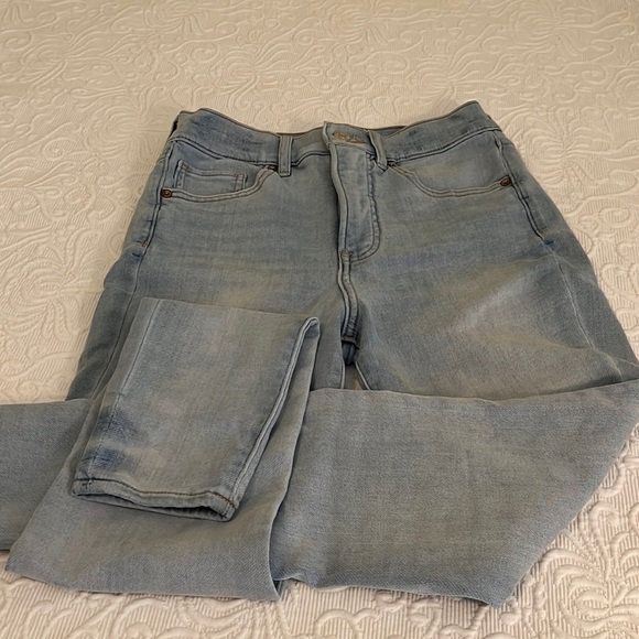 Express skinny high rise jeans size OR